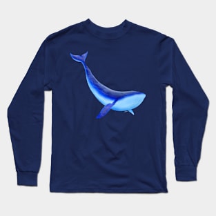 Blue Whale Long Sleeve T-Shirt